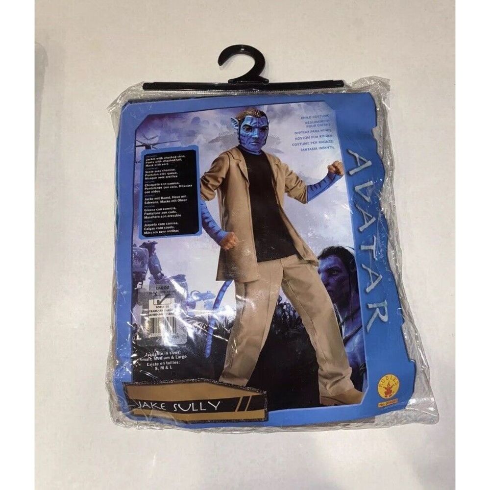 Boys Child James Cameron's Avatar Deluxe Jake Sully Hunter Costume‎ W/ Mask